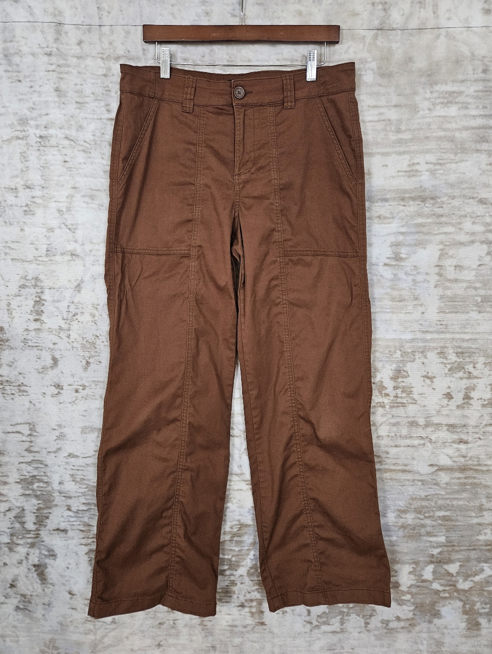 Sanctuary Wide Leg Pants 29 Cargo Utility Brown Rich Clay - Picture 2 of 8